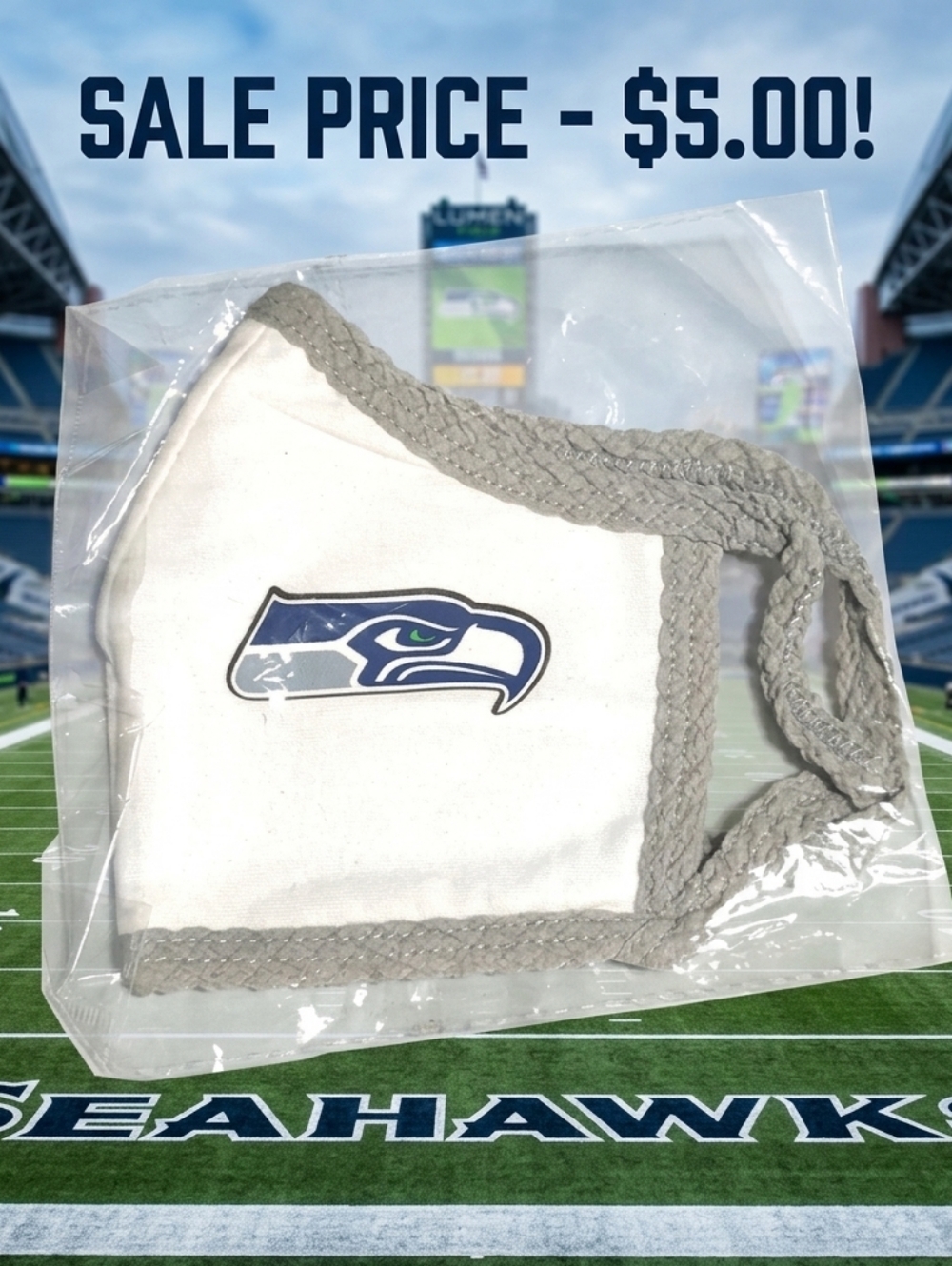 Seattle Seahawks Face Mask